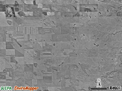 Dorman township, South Dakota satellite photo by USGS