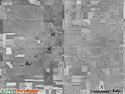 Patten township, South Dakota satellite photo by USGS