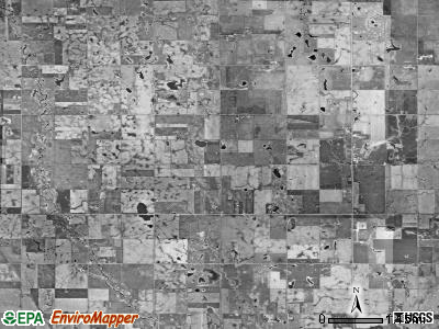 Vermillion township, South Dakota satellite photo by USGS