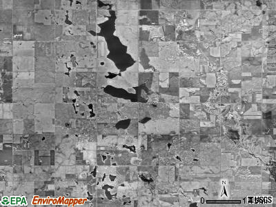 Clarno township, South Dakota satellite photo by USGS