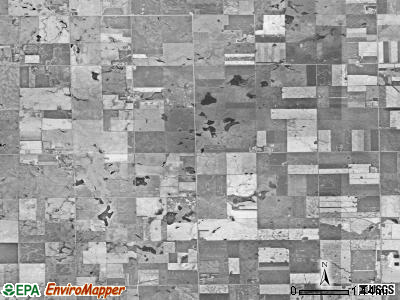 Willow Lake township, South Dakota satellite photo by USGS
