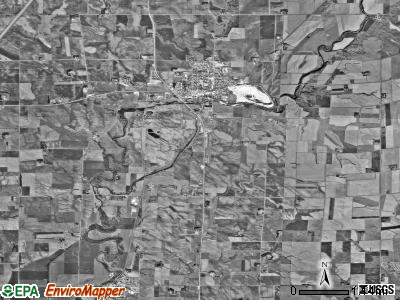 Dell Rapids township, South Dakota satellite photo by USGS