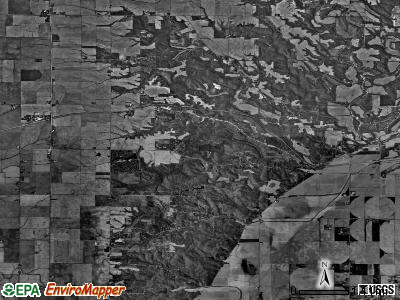 Hallock township, Illinois satellite photo by USGS