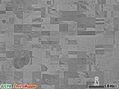 Rose township, South Dakota satellite photo by USGS