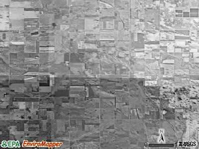 Prosper township, South Dakota satellite photo by USGS