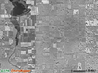 Gales township, South Dakota satellite photo by USGS