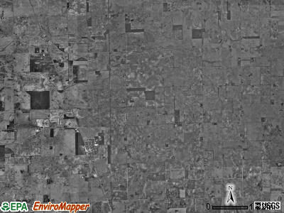 Beaver township, Illinois satellite photo by USGS
