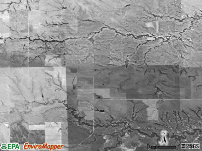 Surprise Valley township, South Dakota satellite photo by USGS