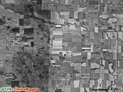 Turner township, South Dakota satellite photo by USGS
