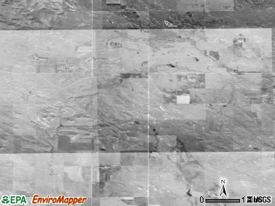Wright township, South Dakota satellite photo by USGS