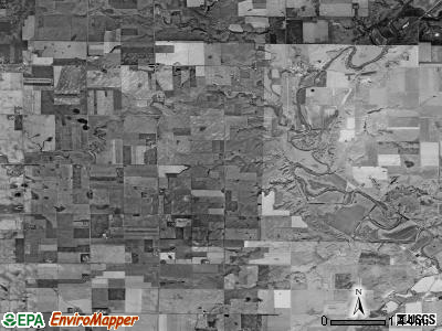 Capital township, South Dakota satellite photo by USGS