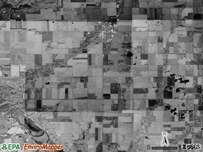 Sweet township, South Dakota satellite photo by USGS
