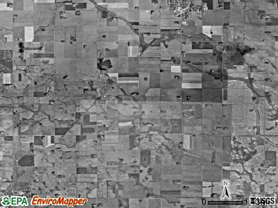 Daneville township, South Dakota satellite photo by USGS