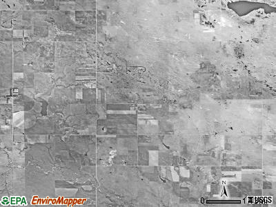 Willow Creek township, South Dakota satellite photo by USGS