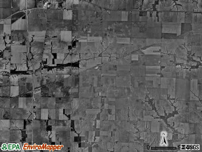 Lenox township, Illinois satellite photo by USGS