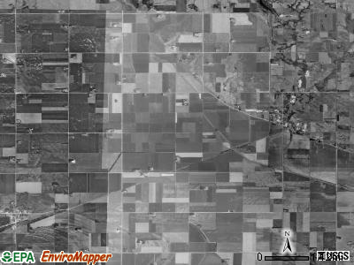 Volin township, South Dakota satellite photo by USGS