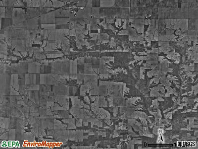 Floyd township, Illinois satellite photo by USGS