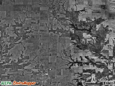 Cedar township, Illinois satellite photo by USGS