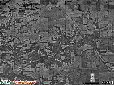 Radnor township, Illinois satellite photo by USGS