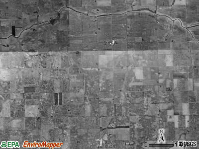 Charlotte township, Illinois satellite photo by USGS