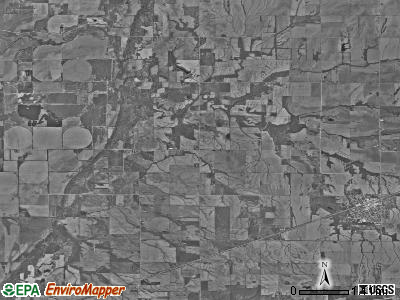 Stronghurst township, Illinois satellite photo by USGS