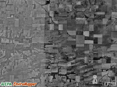 Ellison township, Illinois satellite photo by USGS
