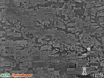 Berwick township, Illinois satellite photo by USGS