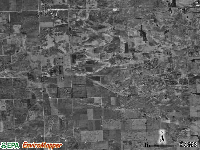 Crescent township, Illinois satellite photo by USGS