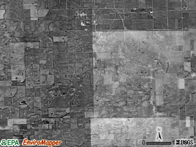 Brenton township, Illinois satellite photo by USGS