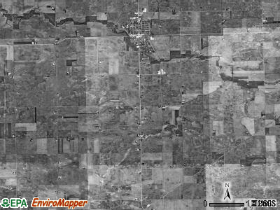 Forrest township, Illinois satellite photo by USGS