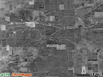 Ridgeland township, Illinois satellite photo by USGS
