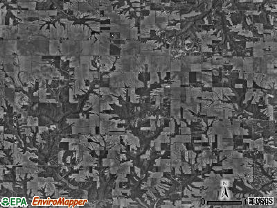 Logan township, Illinois satellite photo by USGS