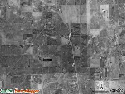 Fayette township, Illinois satellite photo by USGS
