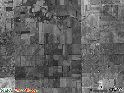 Belle Prairie township, Illinois satellite photo by USGS