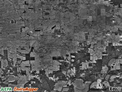 Deer Creek township, Illinois satellite photo by USGS