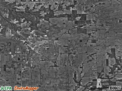 Morton township, Illinois satellite photo by USGS