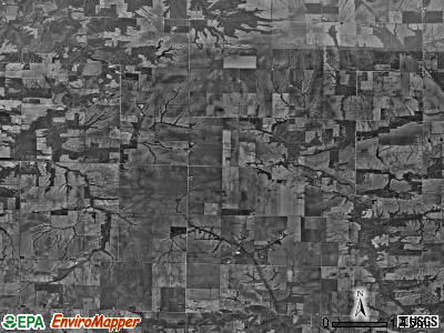Durham township, Illinois satellite photo by USGS