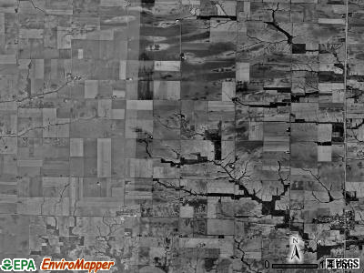 Sciota township, Illinois satellite photo by USGS