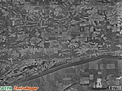 Timber township, Illinois satellite photo by USGS