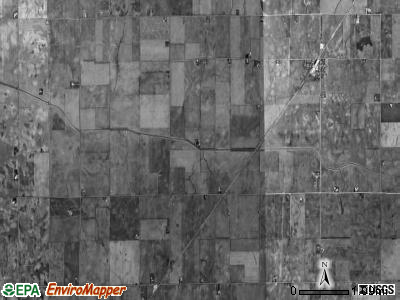 Cropsey township, Illinois satellite photo by USGS