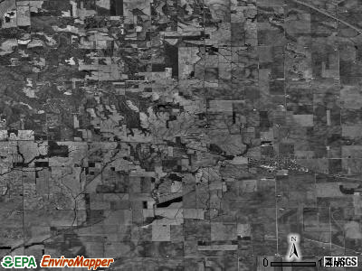 Danvers township, Illinois satellite photo by USGS