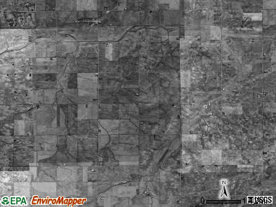 Anchor township, Illinois satellite photo by USGS