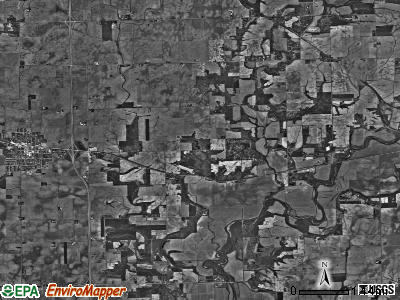Tremont township, Illinois satellite photo by USGS
