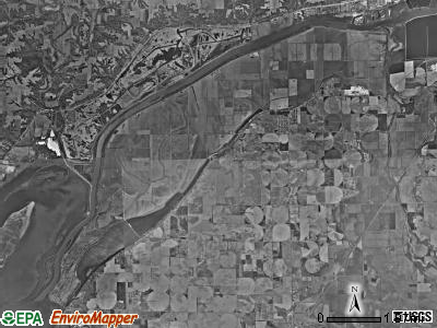 Spring Lake township, Illinois satellite photo by USGS
