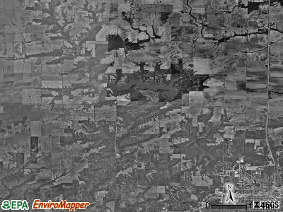 Emmet township, Illinois satellite photo by USGS
