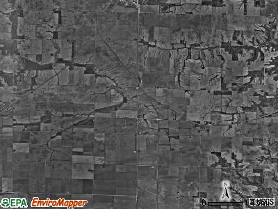 Mound township, Illinois satellite photo by USGS