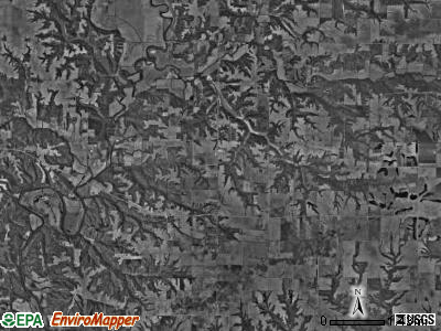 Cass township, Illinois satellite photo by USGS