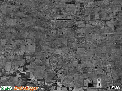 Button township, Illinois satellite photo by USGS