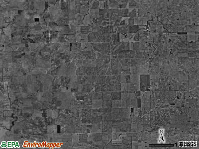 Butler township, Illinois satellite photo by USGS