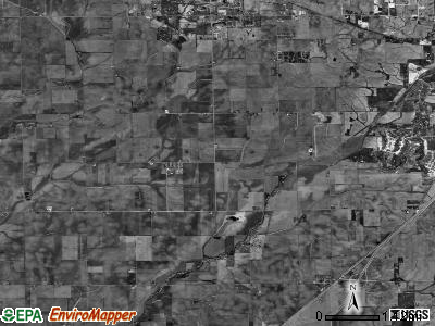 Dale township, Illinois satellite photo by USGS